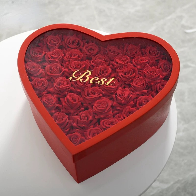 Valentine heart gift box