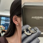 Messika Jewelry Earring Buy High-Quality Fake
 Set With Diamonds