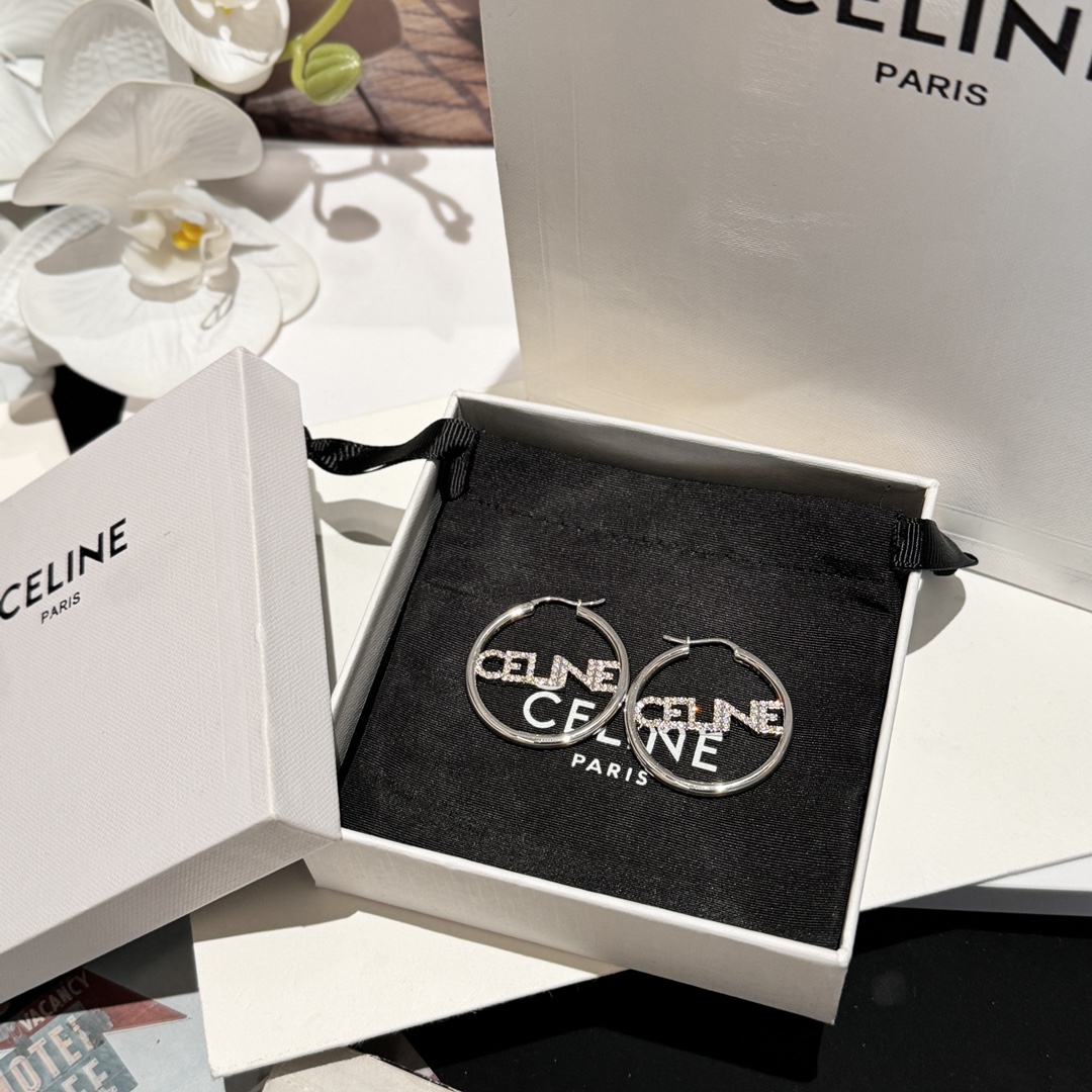 Celine AAAAA
 Joyas Pendiente Plata Amarillo