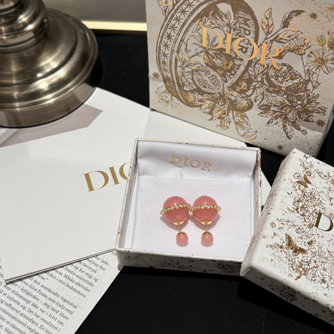 Dior Joyas Pendiente Rosa