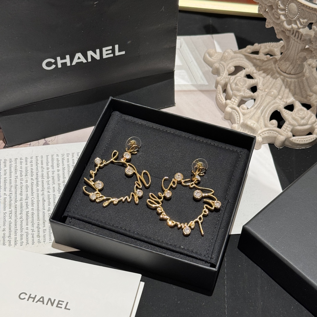 Réplicas comprar especial
 Chanel Joyas Pendiente Oro