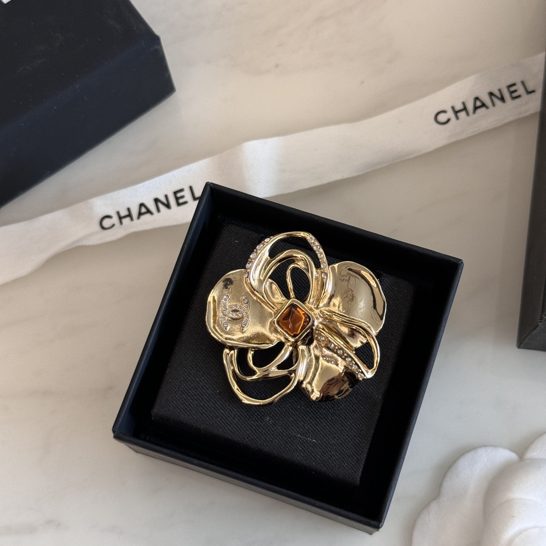 Chanel Joyas Broche Collar Calidad superior
 Oro Vintage