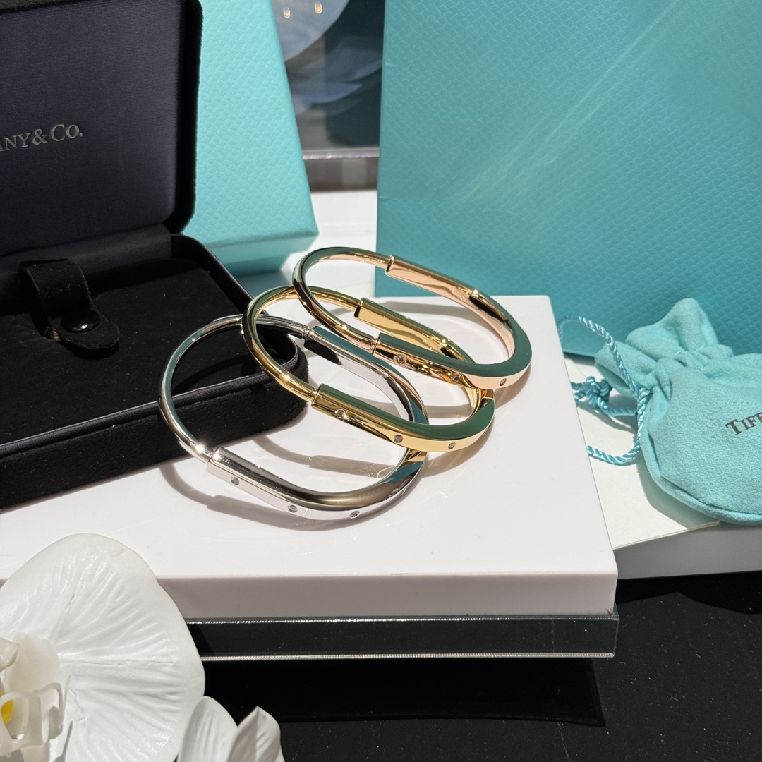 Tiffany&Co. Joyas Pulsera Incrustados con diamantes Universal para hombres y mujeres