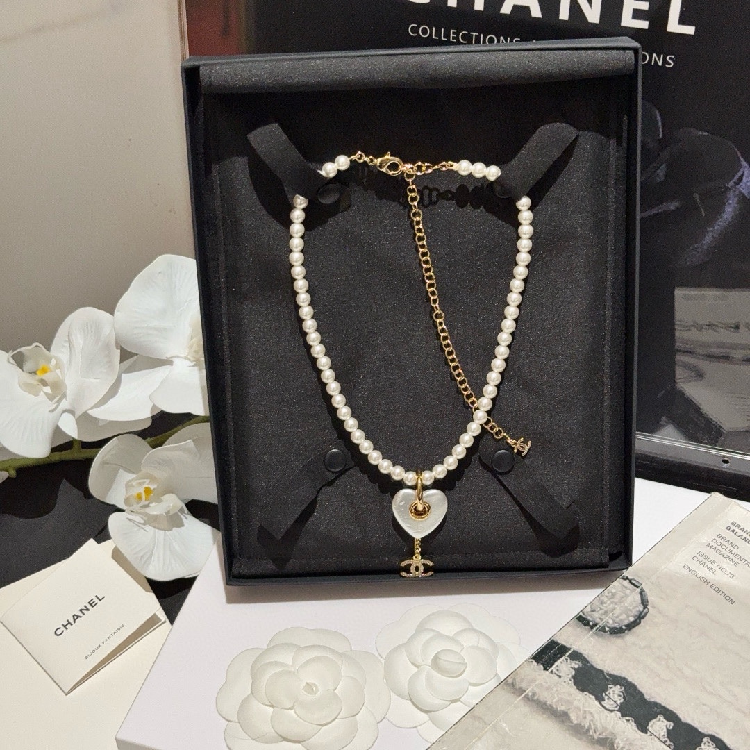 Chanel Joyas Collar Blanco