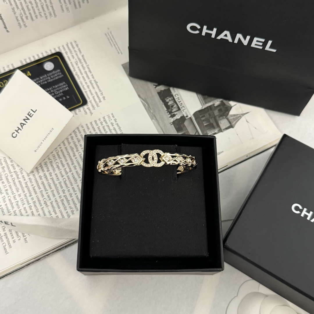 Chanel Joyas Pulsera Trabajo abierto