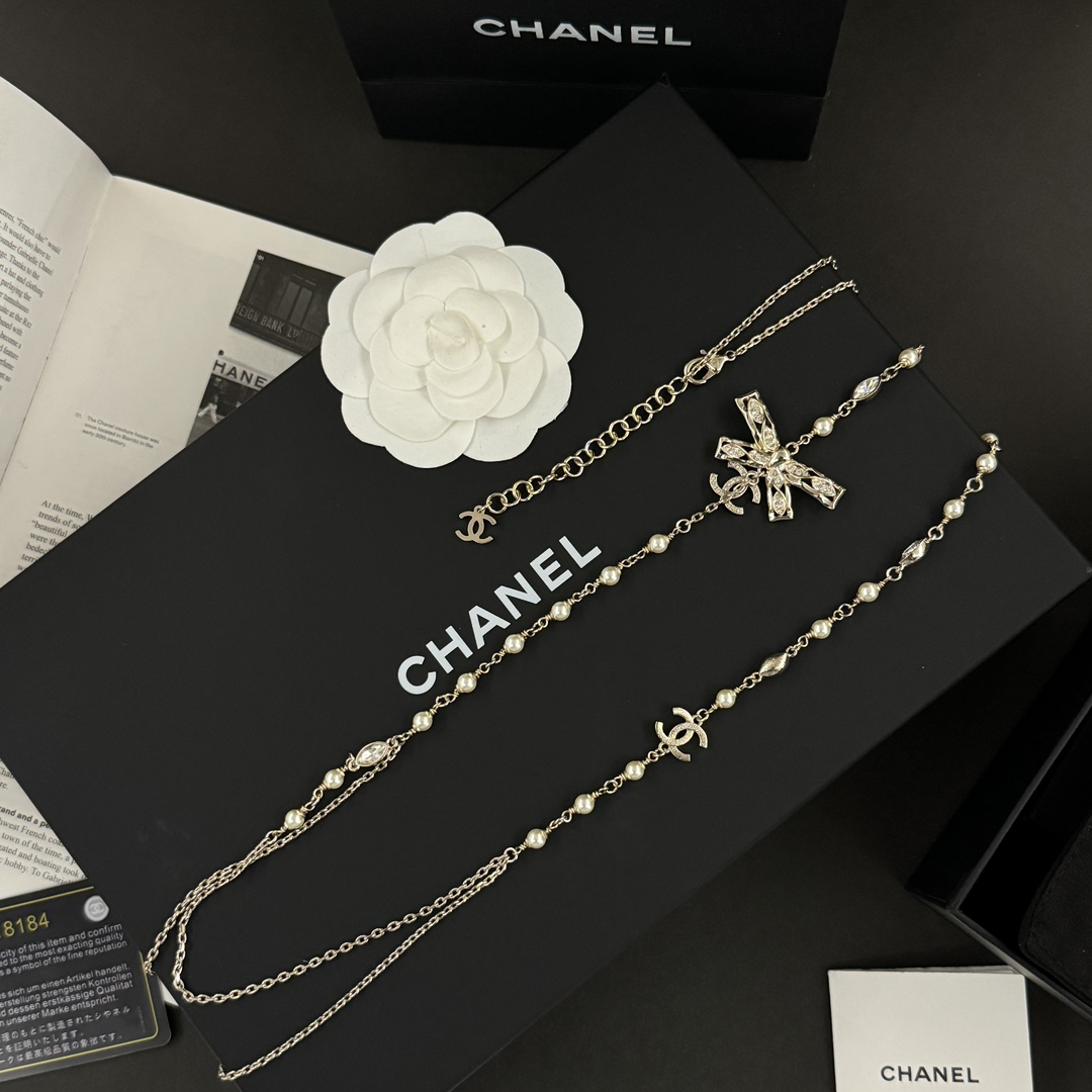 Chanel Joyas Cadena de cintura Incrustados con diamantes