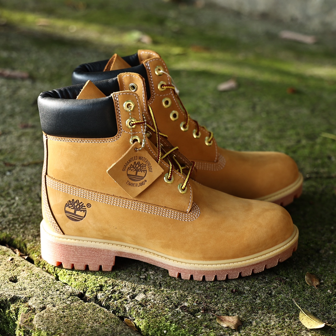 380 添柏岚 Timberland 踢不烂/经典款黄色高帮 女款六孔 10361 男款七孔 10061