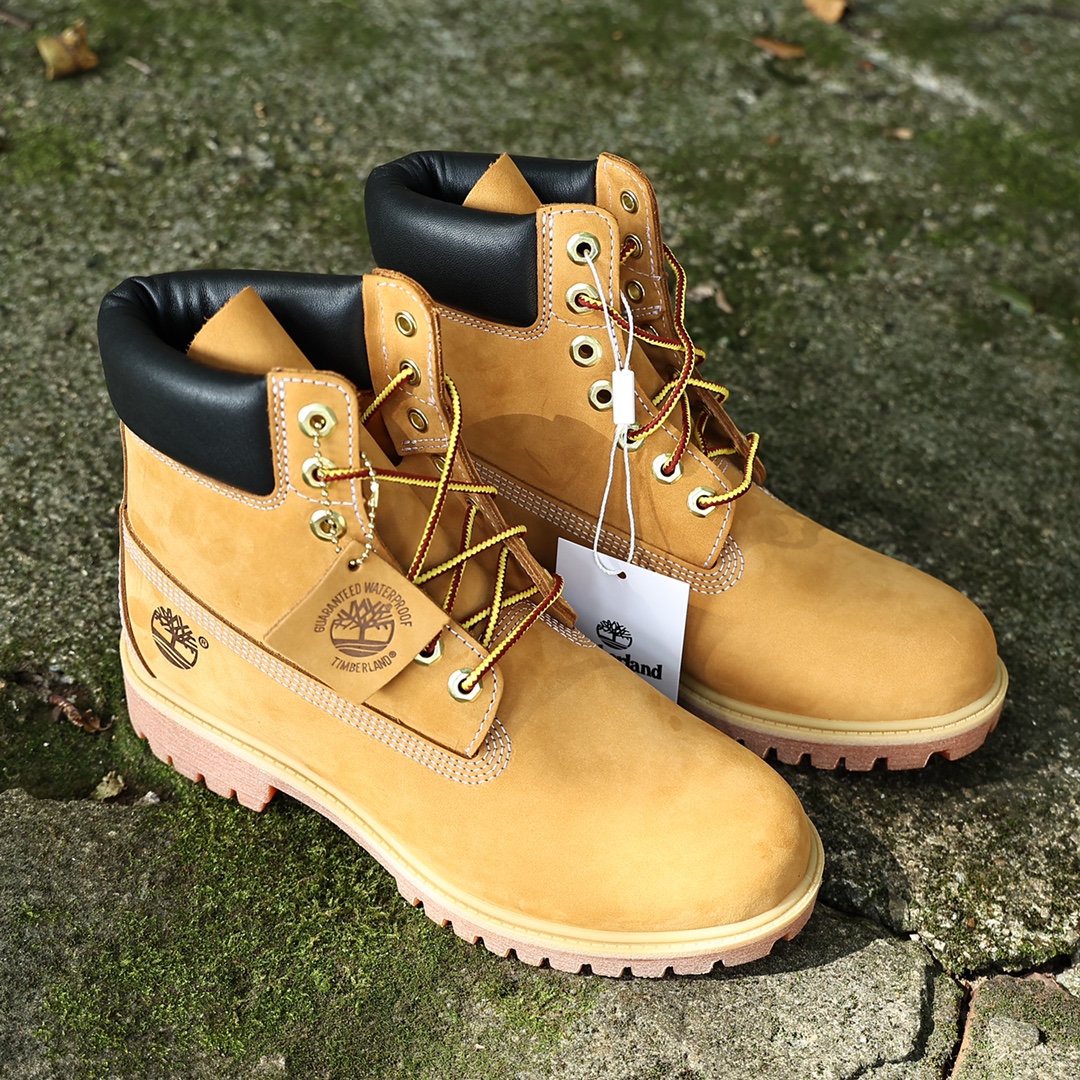 380 添柏岚 Timberland 踢不烂/经典款黄色高帮 女款六孔 10361 男款七孔 10061