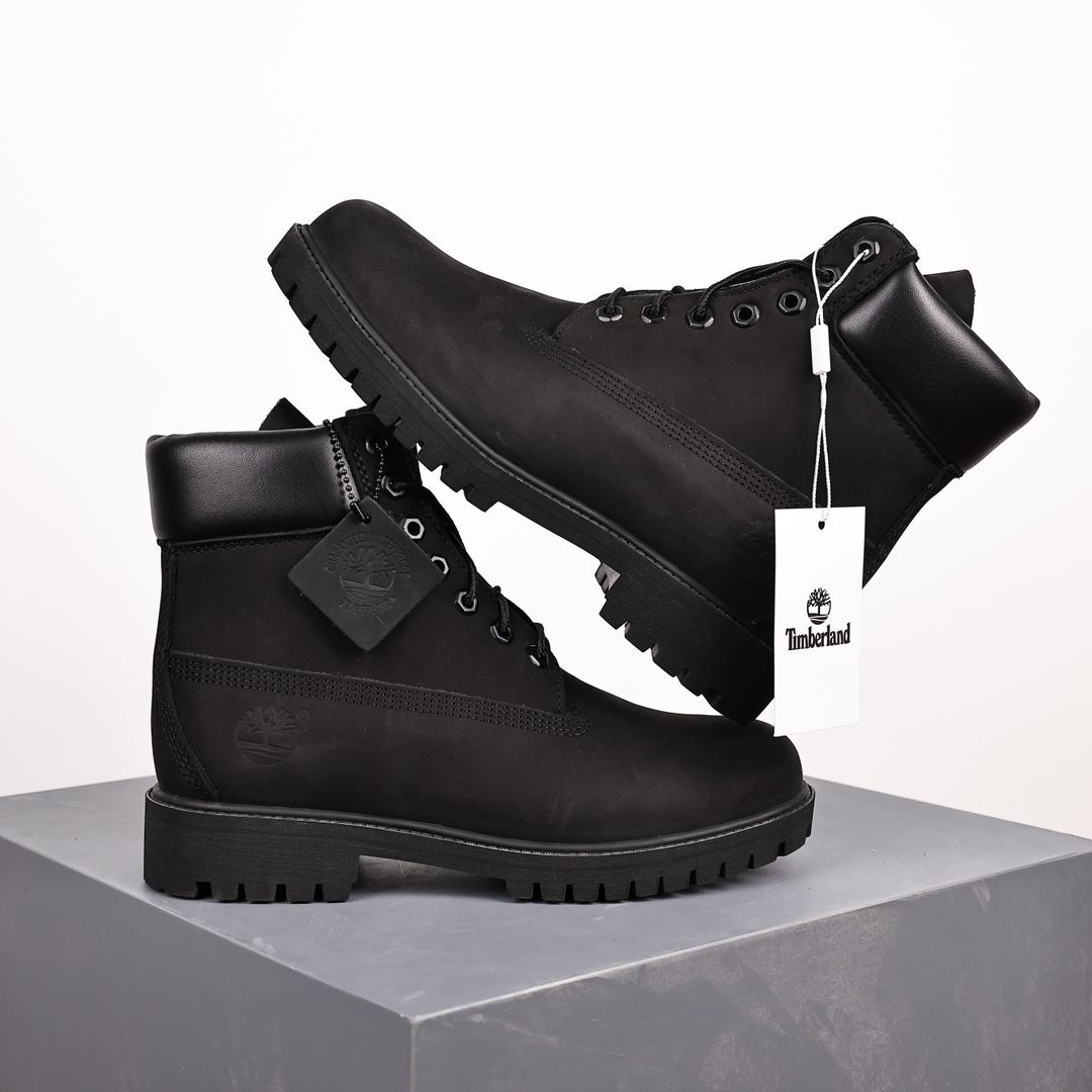Perspectiva general Timberland no puede superarlo/zapatos altos negros clásicos [modelo de seis hoyos para mu…