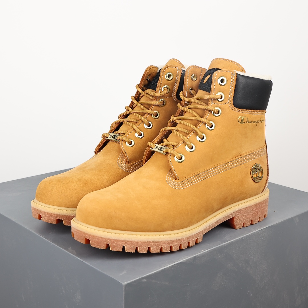 450 Timberland 添柏岚天伯伦 冠军加绒黑色联名