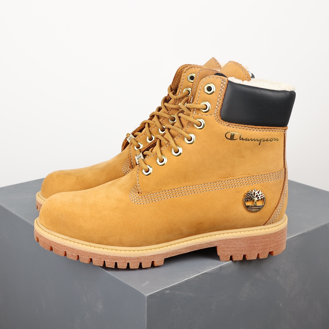 450 Timberland 添柏岚天伯伦 冠军加绒黑色联名