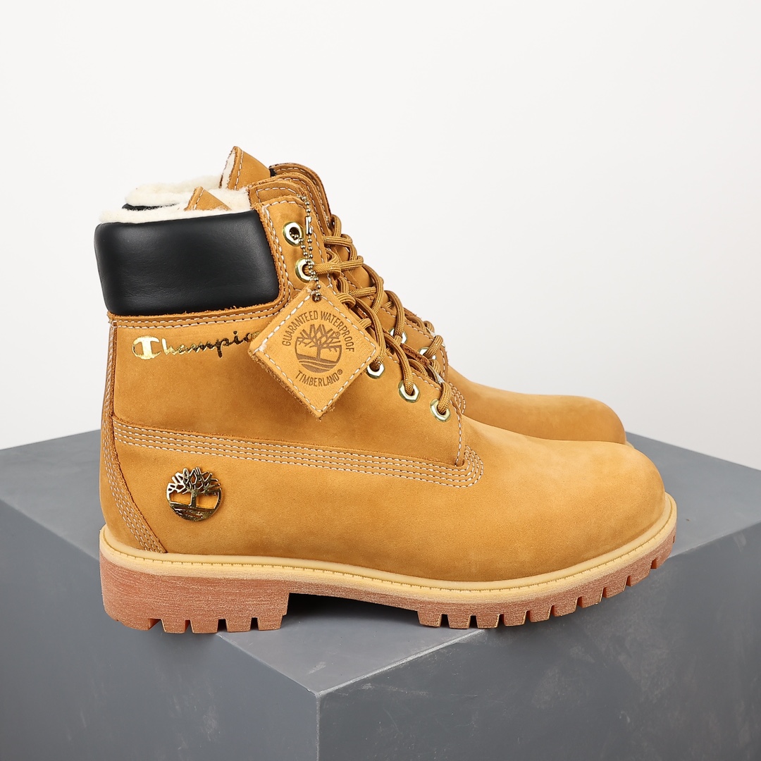 450 Timberland 添柏岚天伯伦 冠军加绒黑色联名