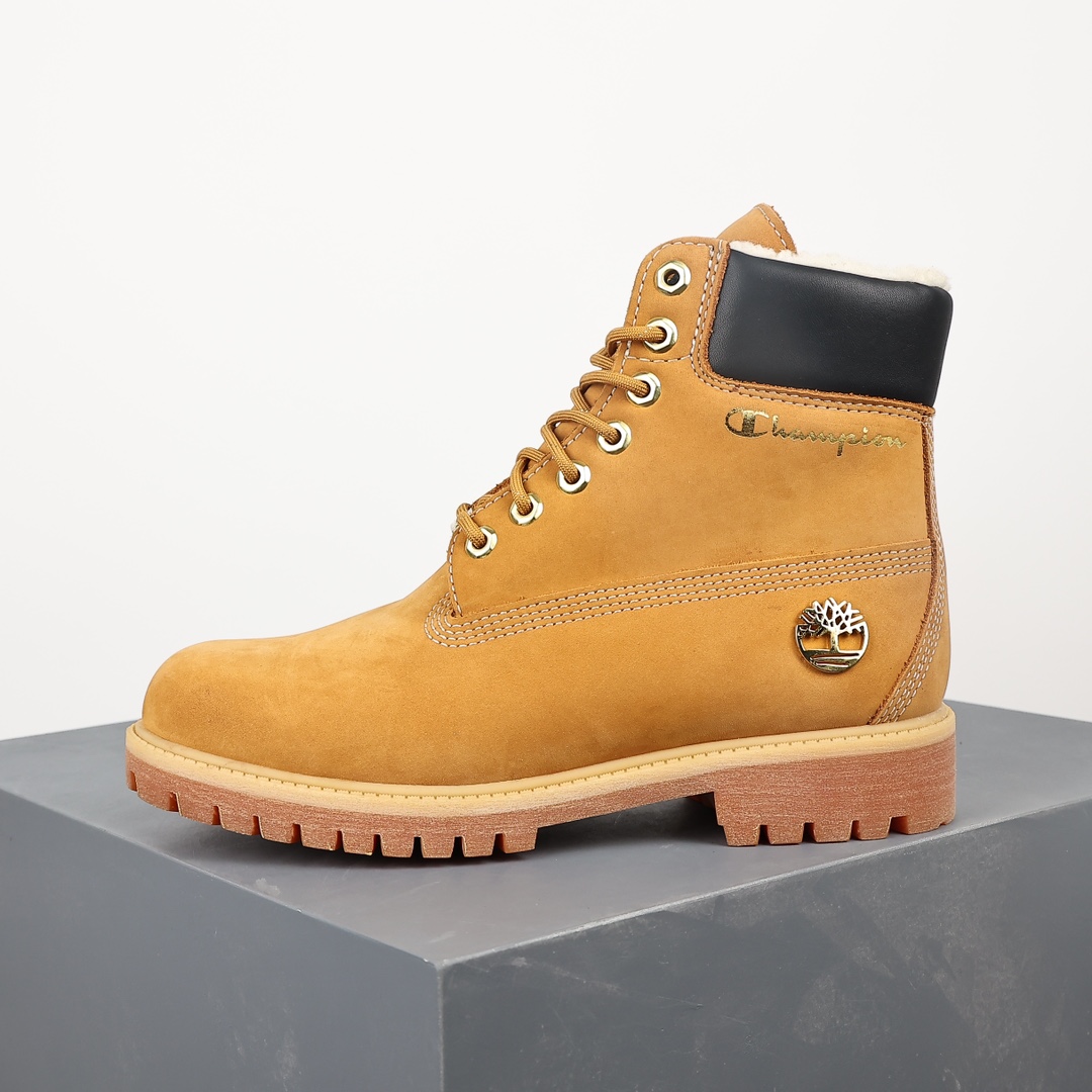 450 Timberland 添柏岚天伯伦 冠军加绒黑色联名