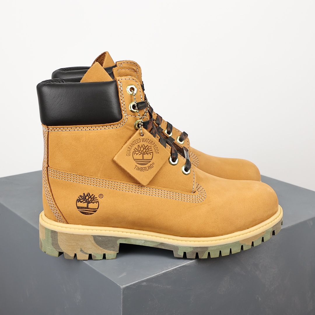 400 Timberland 添柏岚天伯伦 绿色迷彩底