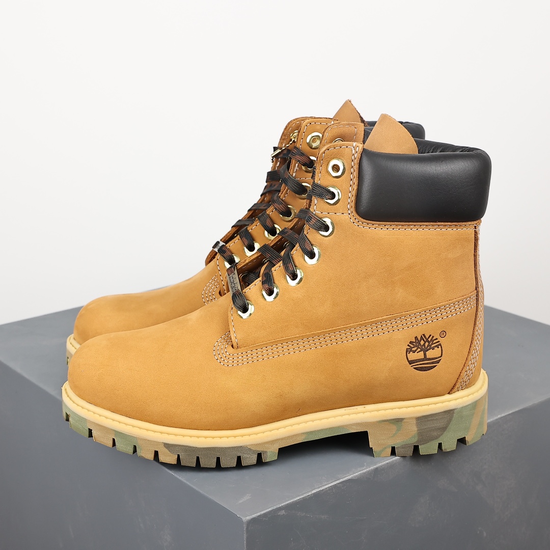 400 Timberland 添柏岚天伯伦 绿色迷彩底