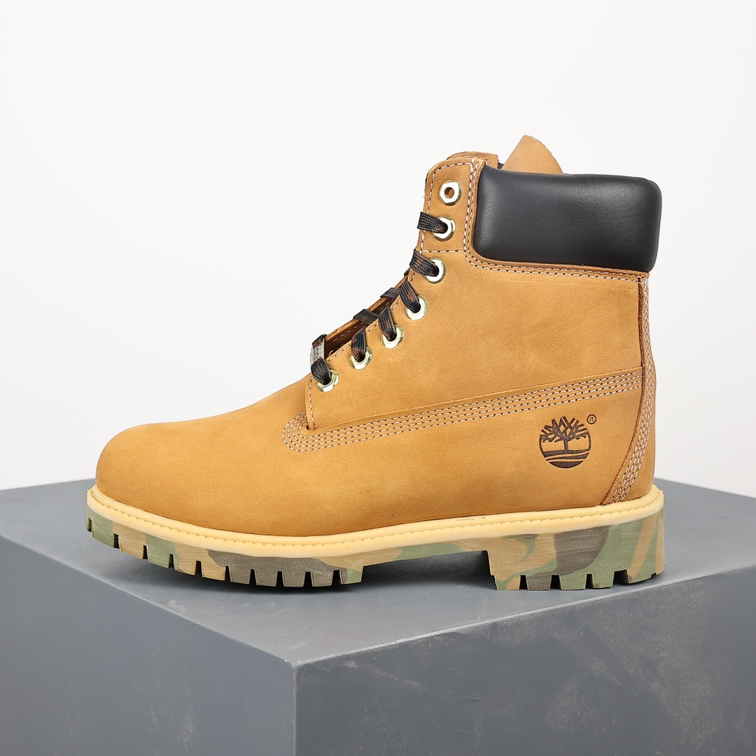 400 Timberland 添柏岚天伯伦 绿色迷彩底