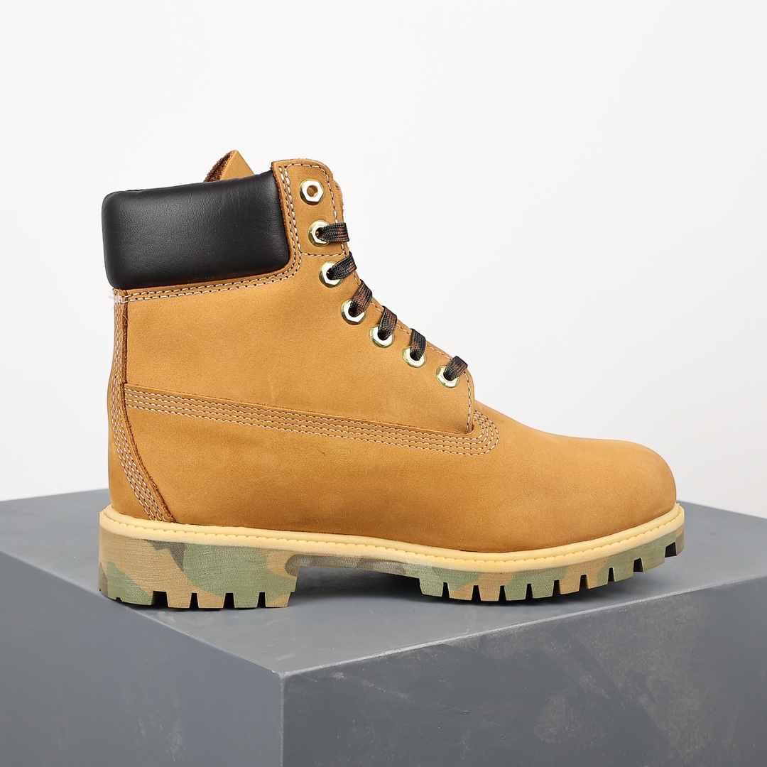 400 Timberland 添柏岚天伯伦 绿色迷彩底