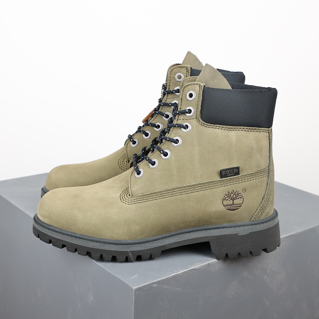 400 Timberland 添柏岚天伯伦 绿色格子