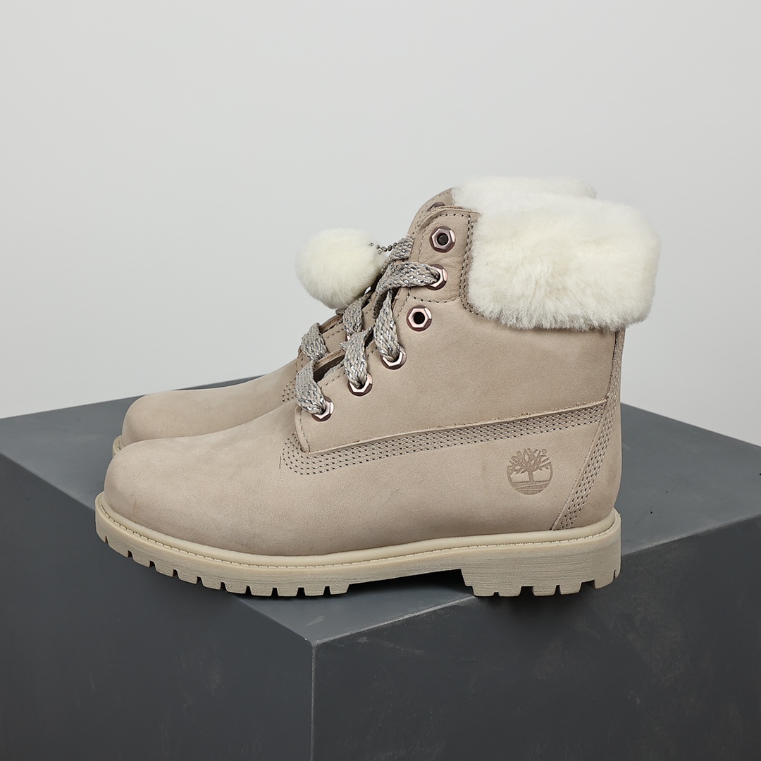 380 Timberland 添柏岚天伯伦 毛球灰色高帮