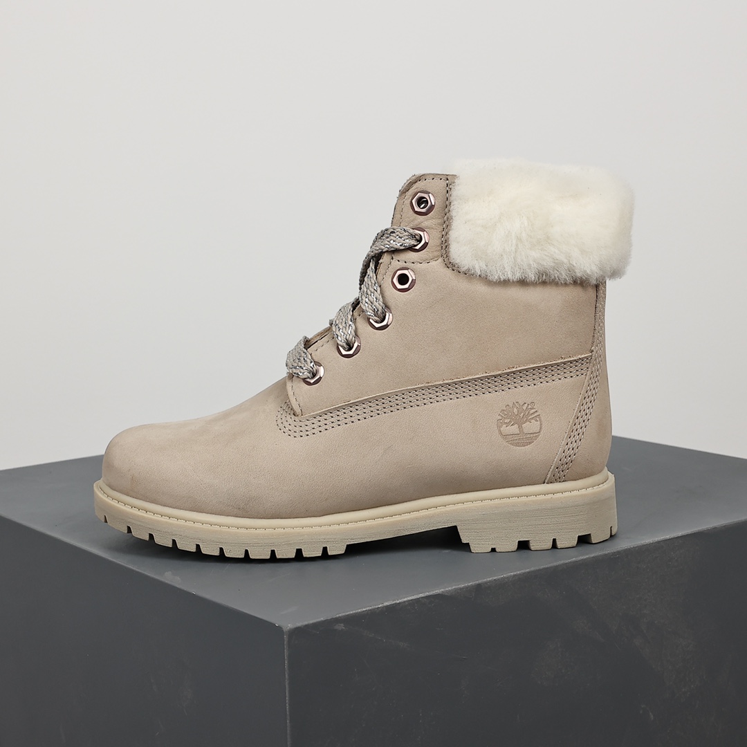 380 Timberland 添柏岚天伯伦 毛球灰色高帮