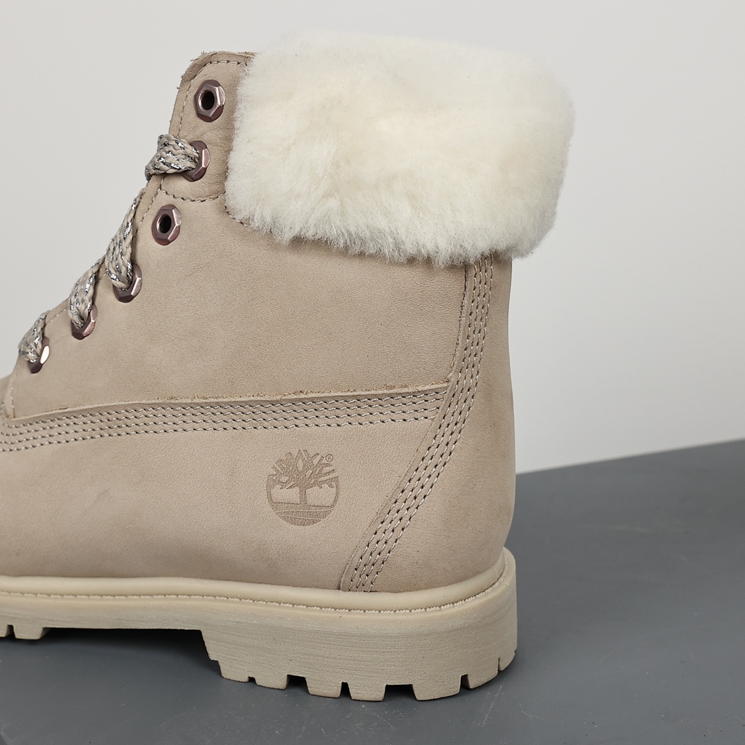 380 Timberland 添柏岚天伯伦 毛球灰色高帮