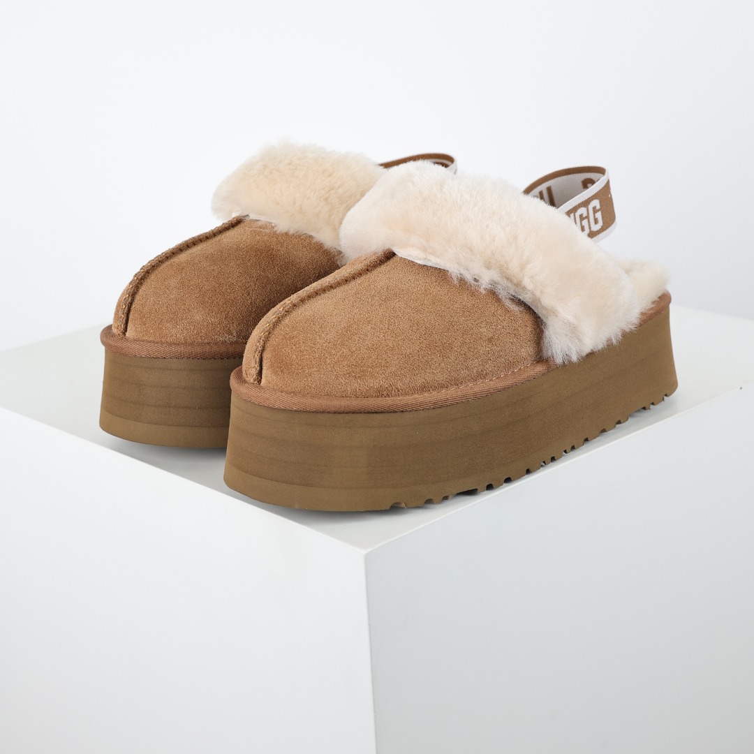 X1 全网最齐 ugg 100个配色 市面顶级版本 UGG 星拖拉带厚底 千颂伊同款 4cm厚底 雪地靴