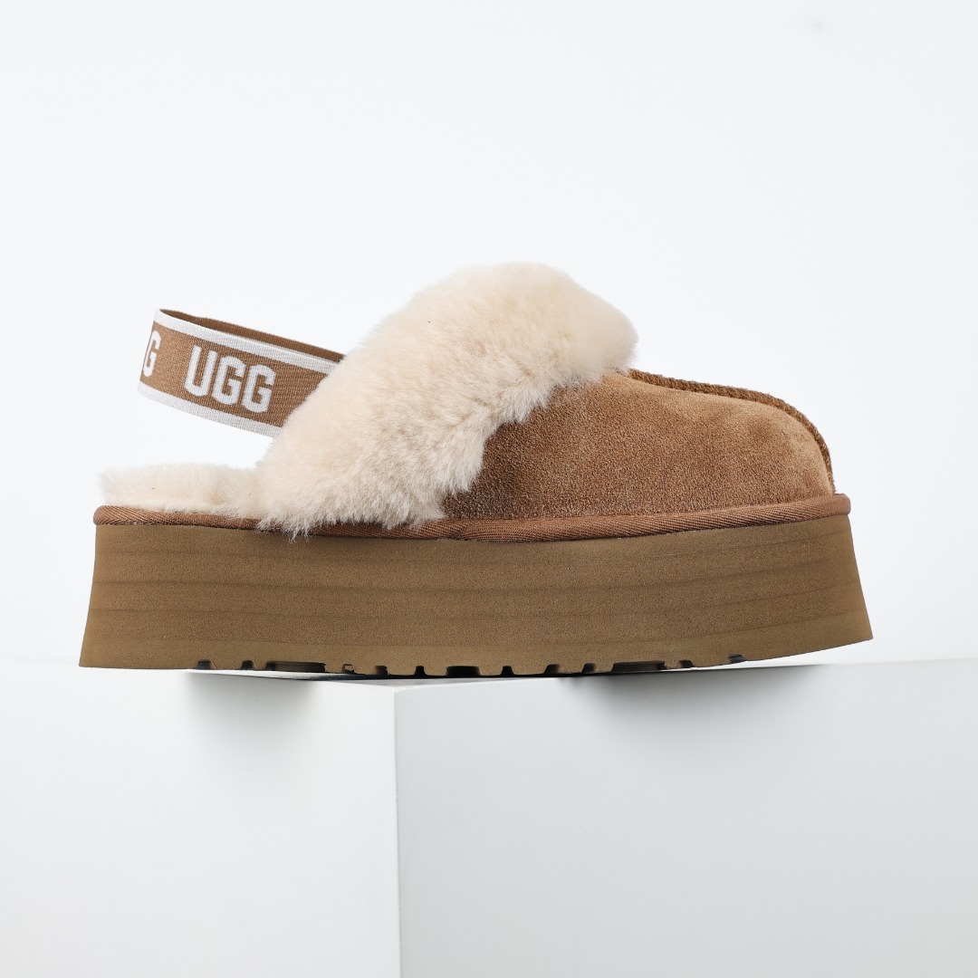 X1 全网最齐 ugg 100个配色 市面顶级版本 UGG 星拖拉带厚底 千颂伊同款 4cm厚底 雪地靴