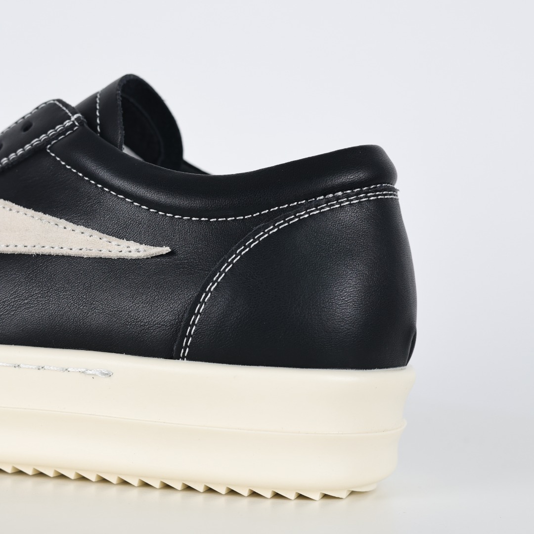 X1 RO欧文斯Rickowens 支线 drkshdw 配色黑白皮面