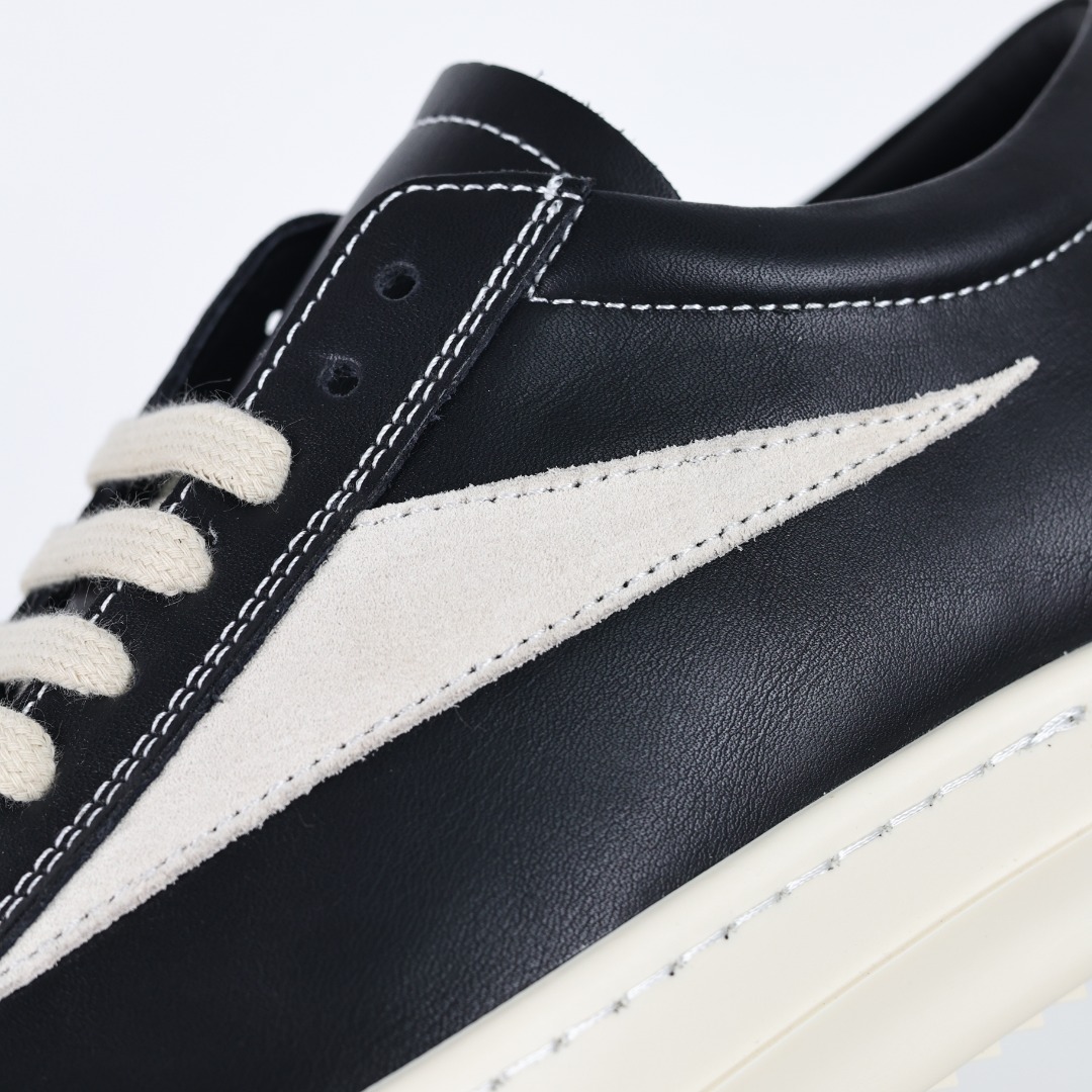 X1 RO欧文斯Rickowens 支线 drkshdw 配色黑白皮面