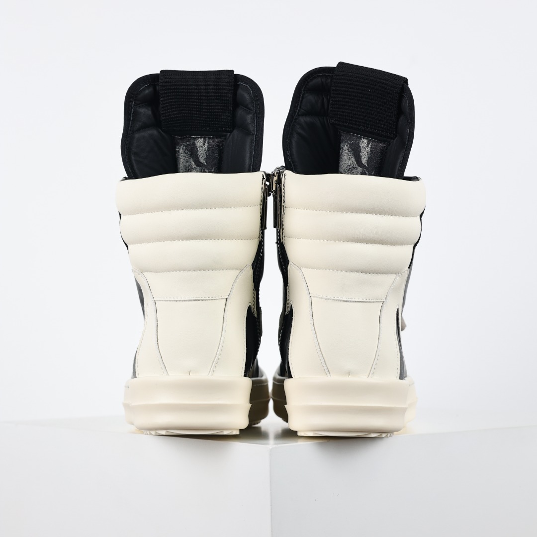 X1【纯原】莞产G版，RO欧文斯Rickowens 主线高帮 经典西瓜头款式“RO高帮倒三角粗鞋带”