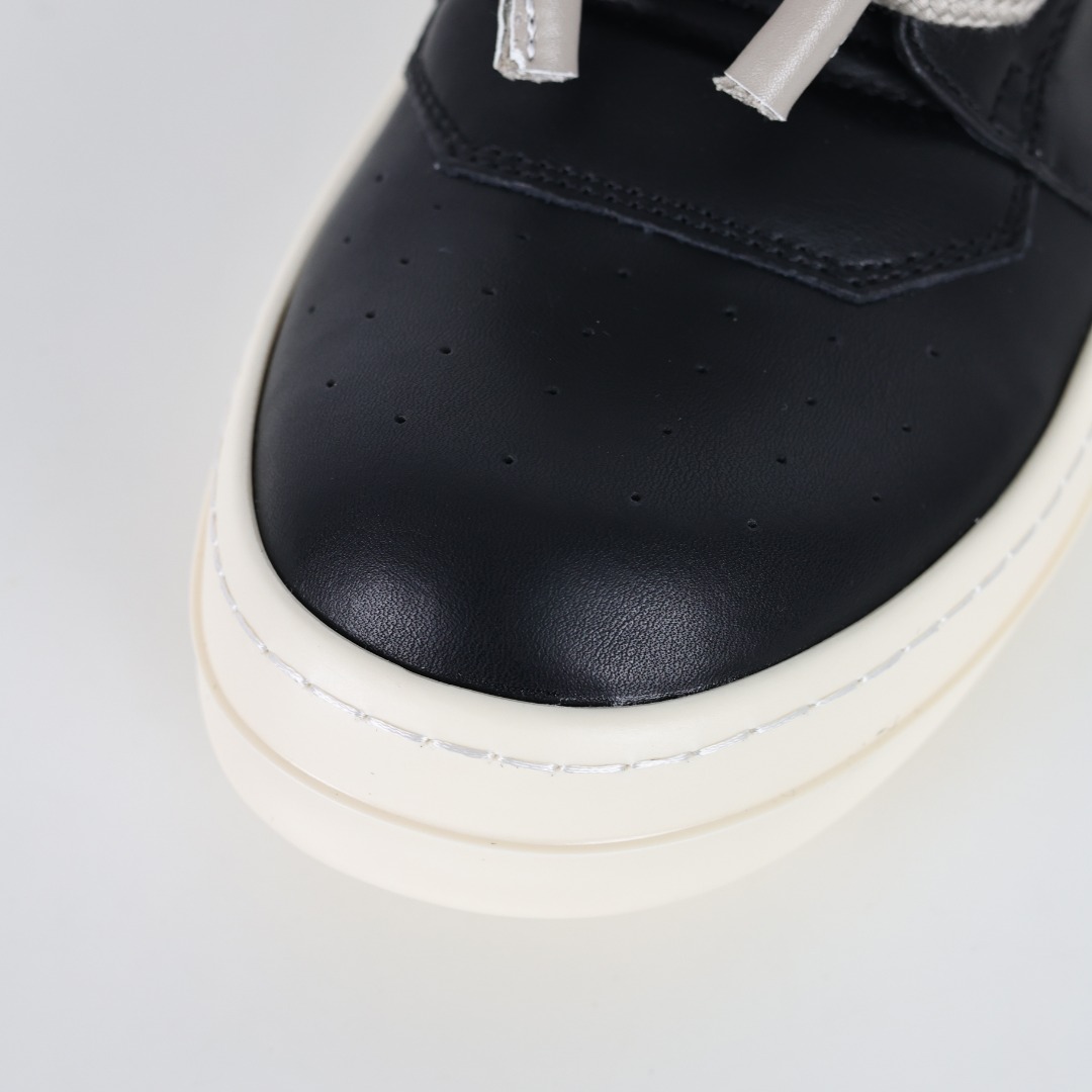 X1【纯原】莞产G版，RO欧文斯Rickowens 主线高帮 经典西瓜头款式“RO高帮倒三角粗鞋带”