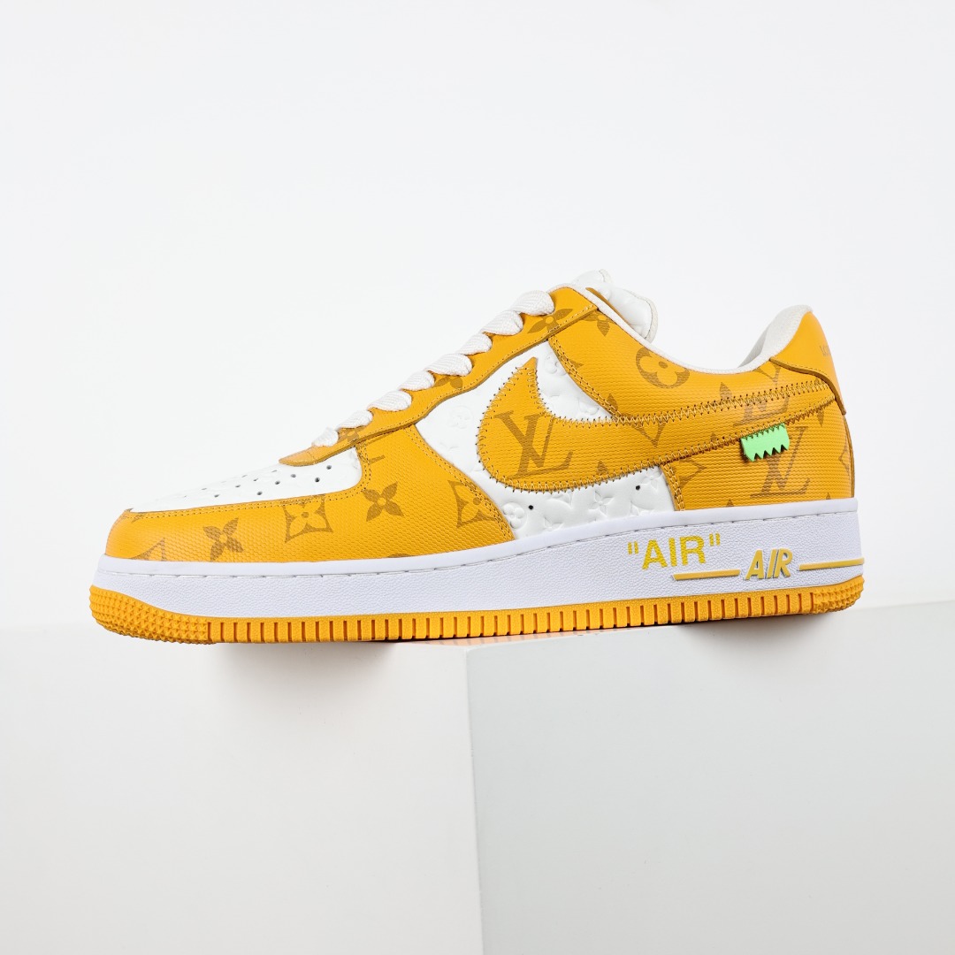 东莞纯原市面独家顶级版本LouisVuittonxNikeAirForce1Low空军重磅联名至今巅峰之