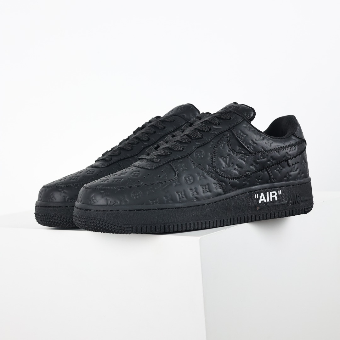 东莞纯原市面独家顶级版本LouisVuittonxNikeAirForce1Low空军重磅联名至今巅峰之