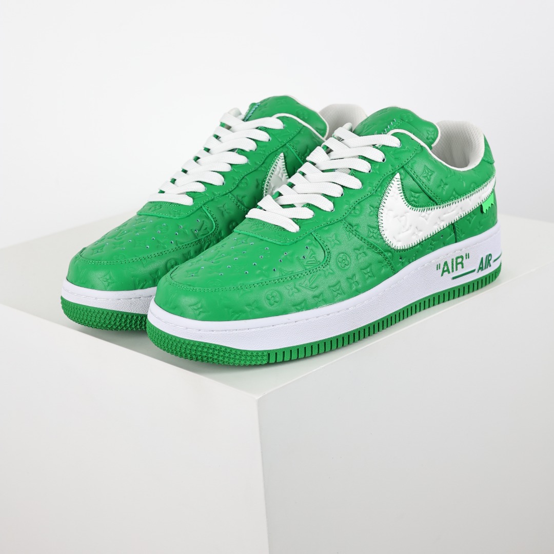 东莞纯原市面独家顶级版本LouisVuittonxNikeAirForce1Low空军重磅联名至今巅峰之