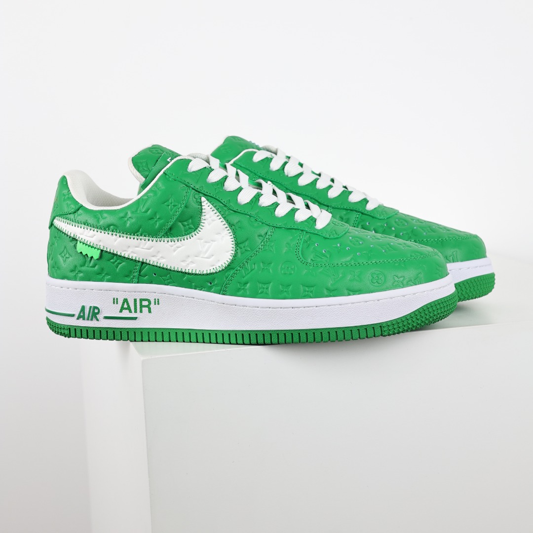 东莞纯原市面独家顶级版本LouisVuittonxNikeAirForce1Low空军重磅联名至今巅峰之