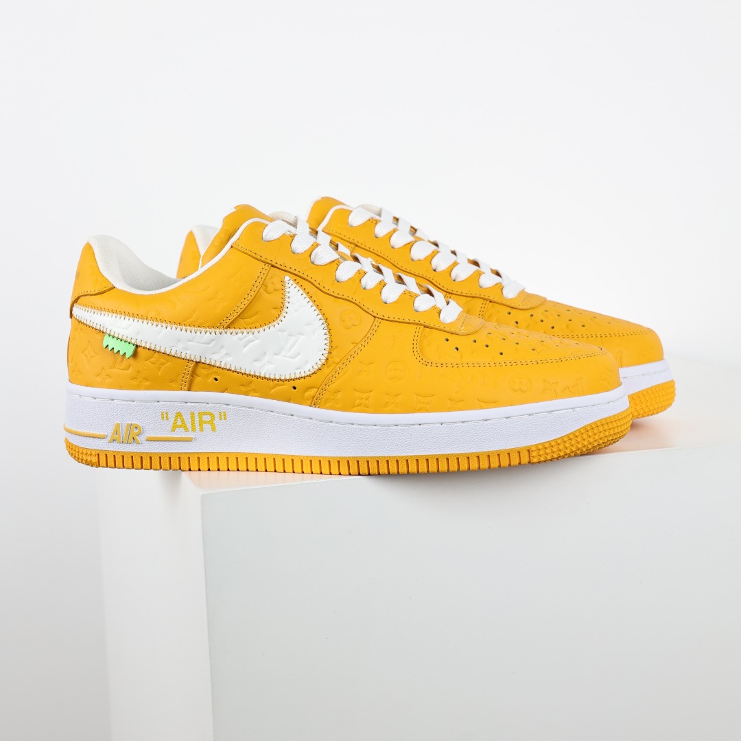 东莞纯原市面独家顶级版本LouisVuittonxNikeAirForce1Low空军重磅联名至今巅峰之