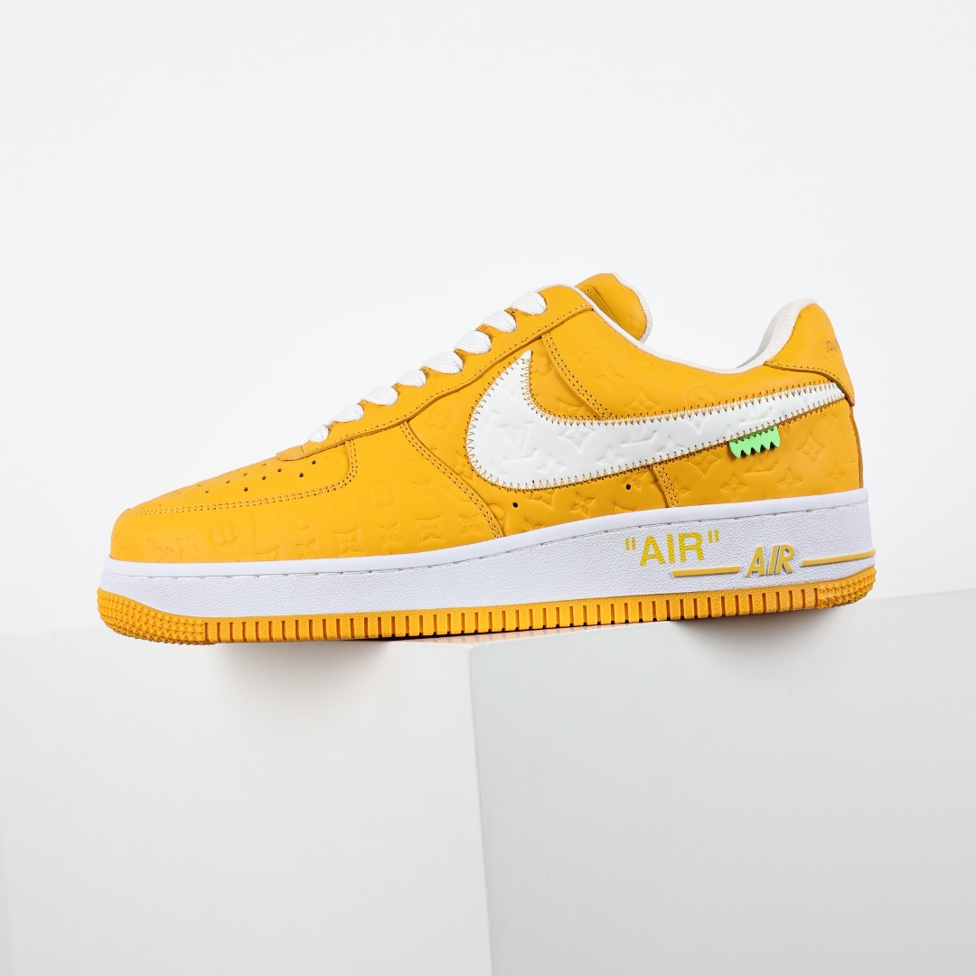 东莞纯原市面独家顶级版本LouisVuittonxNikeAirForce1Low空军重磅联名至今巅峰之