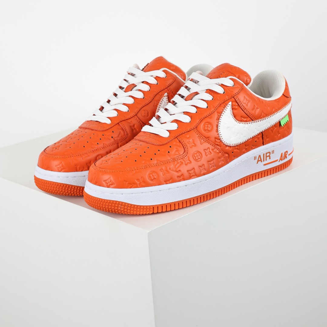 东莞纯原市面独家顶级版本LouisVuittonxNikeAirForce1Low空军重磅联名至今巅峰之