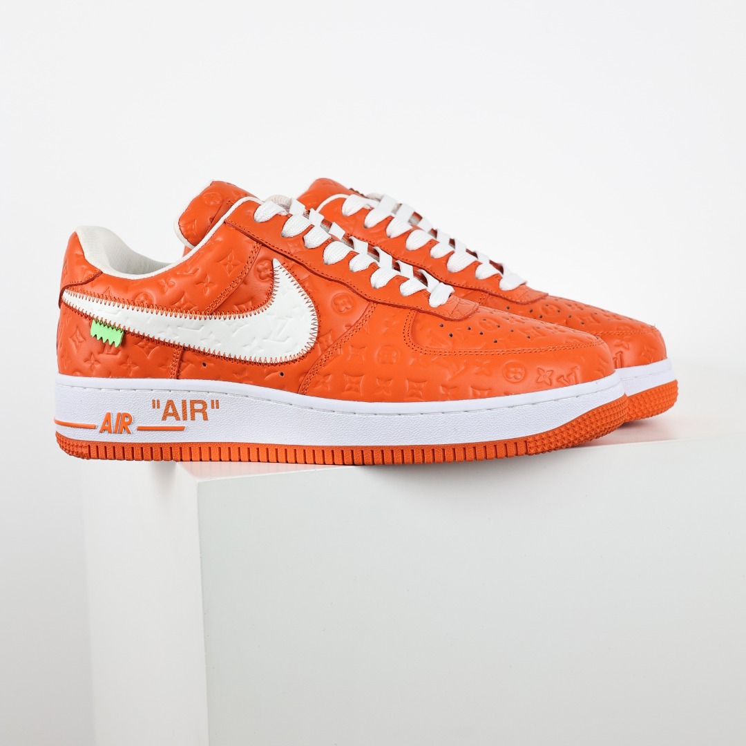 东莞纯原市面独家顶级版本LouisVuittonxNikeAirForce1Low空军重磅联名至今巅峰之