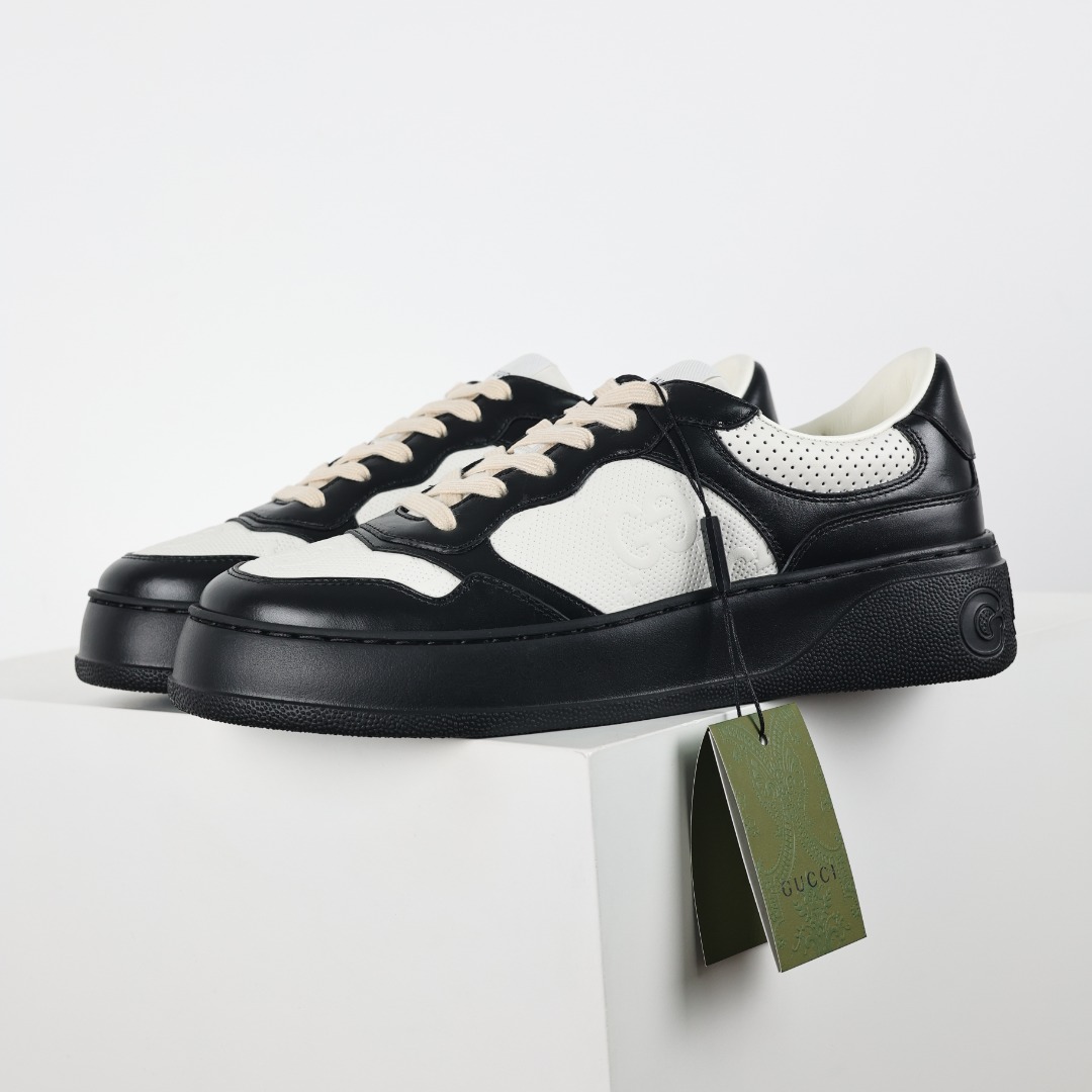 400 X1 东莞纯原 16色顶级版本 新色持续更新 Gucci Chunky B Screener GG “饼干黑白”