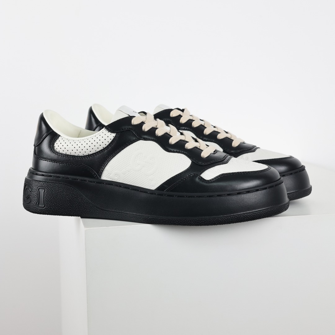 400 X1 东莞纯原 16色顶级版本 新色持续更新 Gucci Chunky B Screener GG “饼干黑白”