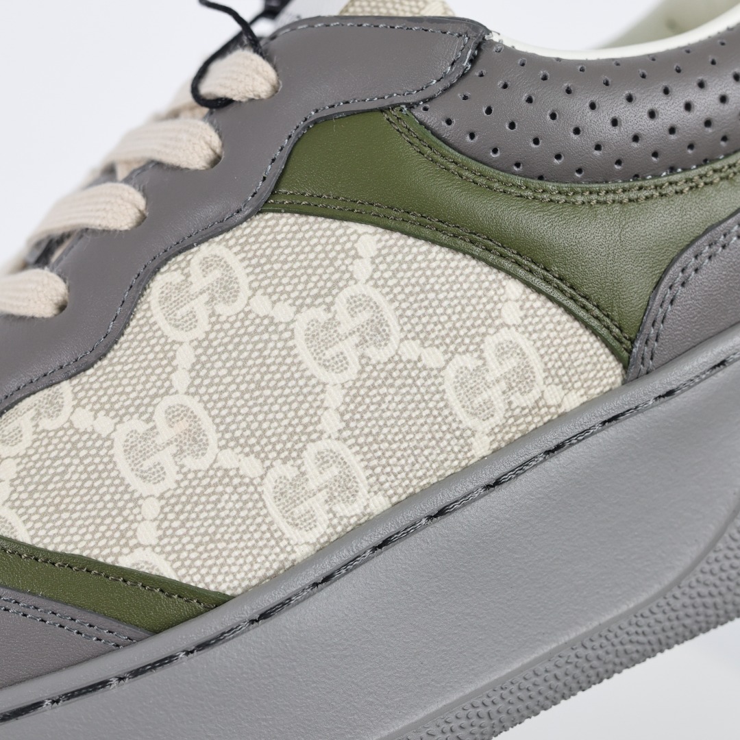 400 X1 东莞纯原 16色顶级版本 新色持续更新 Gucci Chunky B Screener GG “饼干灰绿”