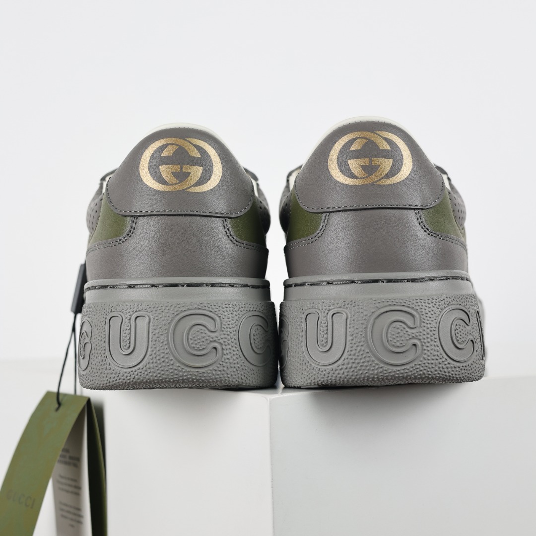 400 X1 东莞纯原 16色顶级版本 新色持续更新 Gucci Chunky B Screener GG “饼干灰绿”