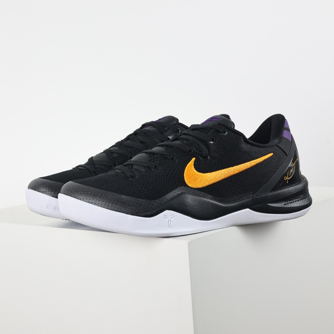 核心主题好价 Nike Kobe 8 Protro ”Lakers Away” 黑紫黄
