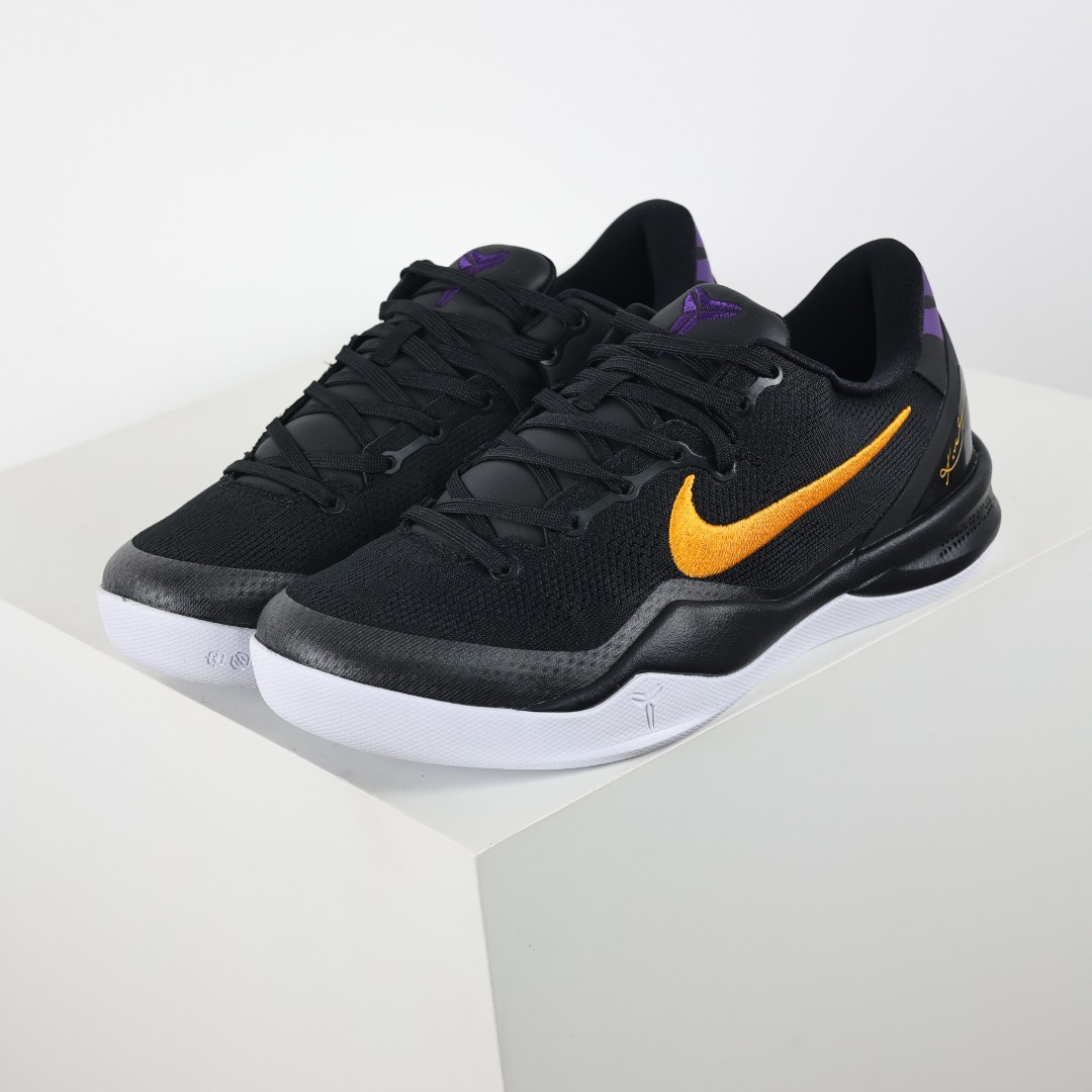 核心主题好价 Nike Kobe 8 Protro ”Lakers Away” 黑紫黄