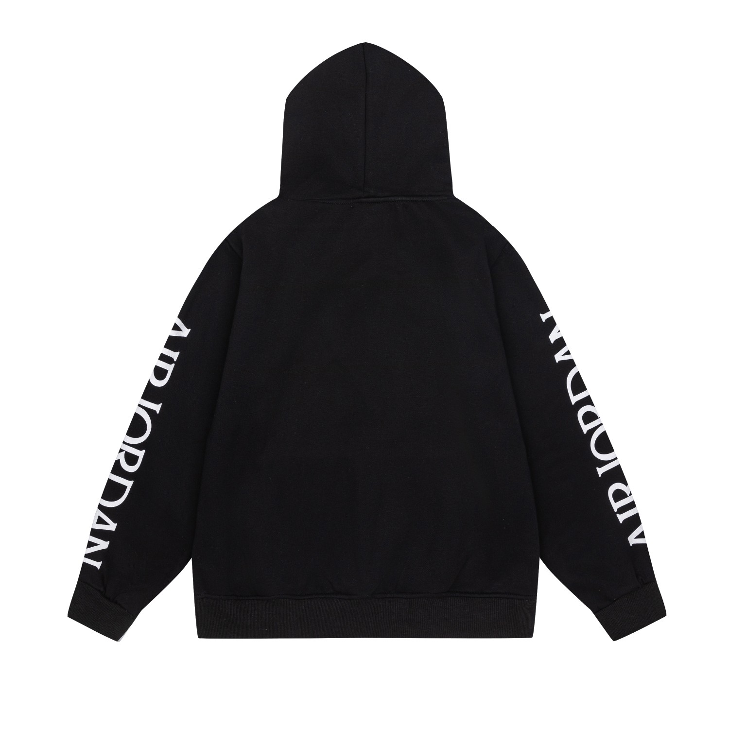 KU 666#AJ FLYING MAN WITH FLUFFY CLOTHES BLACK WHITE M-XXL - 图片 3