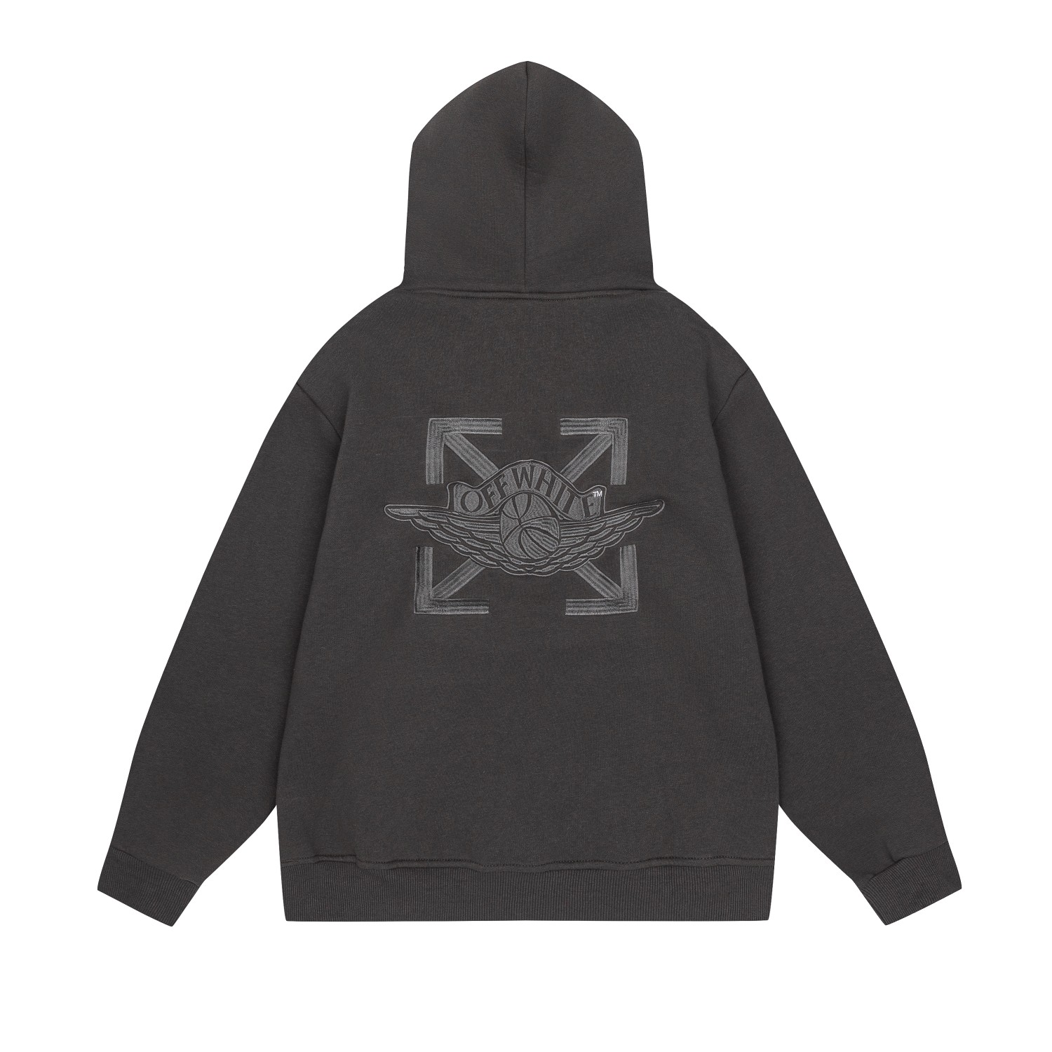 KU 663#AJ FLYING MAN WITH FLUFFY CLOTHES BLACK GREY M-XXL - 图片 5