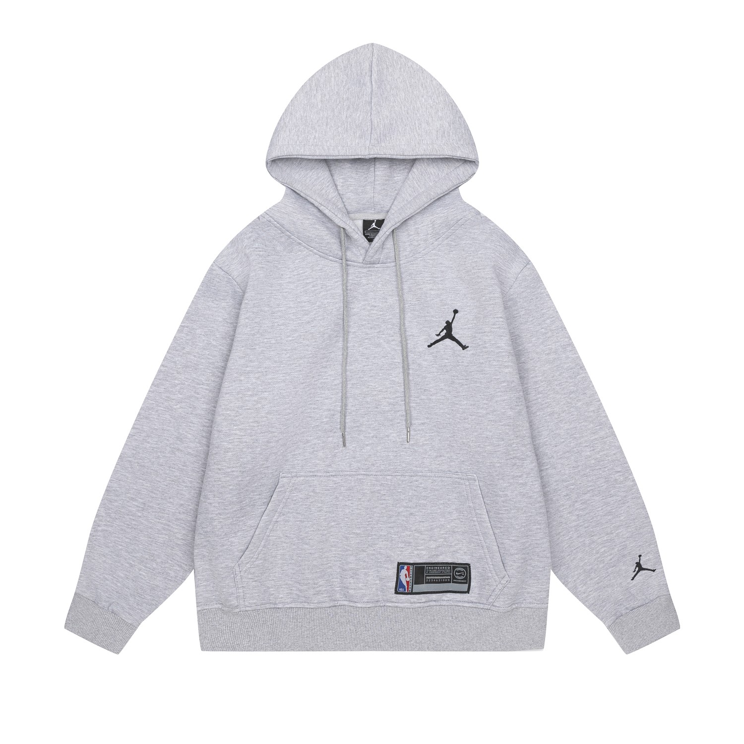 KU 662#AJ FLYING MAN WITH FUNG GUARD BLACK GREY M-XXL - 图片 4