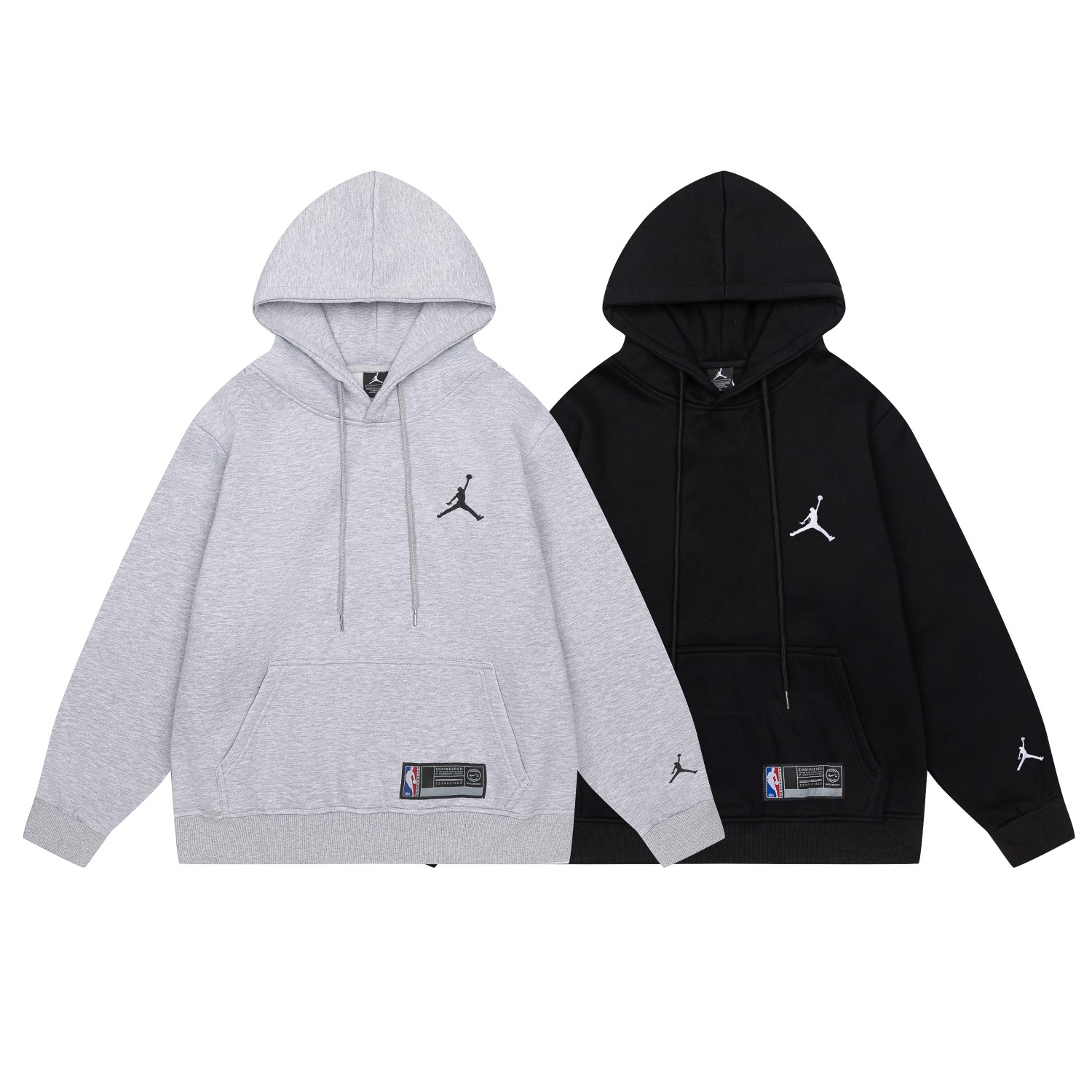 KU 662#AJ FLYING MAN WITH FUNG GUARD BLACK GREY M-XXL - 图片 1