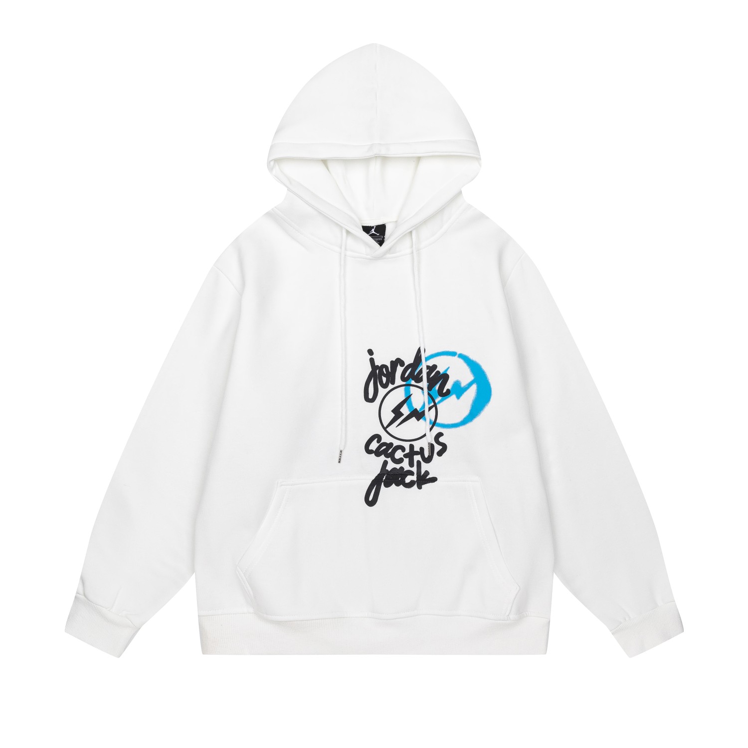 KU 668 #AJ FLYING MAN WITH FLIES, BLACK, WHITE, M-XXL - 图片 4